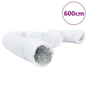 Aluminum and PVC ventilation duct, 6 meters long, Ø15 cm. by , air ducts - Ref: Foro24-4008068, Price: 22,06 €, Discount: %