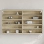 Vitrina de madera de ingeniería roble Sonoma 100x15x58 cm de , Estantes y estanterías - Ref: Foro24-847928, Precio: 53,88 €, ...