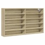 Engineered wood showcase in Sonoma oak, 100x15x58 cm. by , Shelves and shelves - Ref: Foro24-847928, Price: 53,97 €, Discount: %