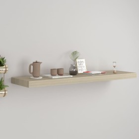 MDF oak floating wall shelf 90x23.5x3.8 cm by vidaXL, Shelves and shelves - Ref: Foro24-323880, Price: 27,33 €, Discount: %