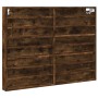 Engineered smoked oak wood display case 100x8.5x75 cm by , Shelves and shelves - Ref: Foro24-847937, Price: 53,24 €, Discount: %