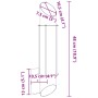 Außenanwendung aus silbernem Edelstahl. von , Außenbeleuchtung - Ref: Foro24-4006292, Preis: 30,88 €, Rabatt: %