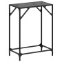 Mesa consola con superficie de vidrio negro acero 60x35x81 cm de , Mesas consola - Ref: Foro24-846017, Precio: 48,99 €, Descu...