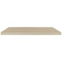 Estante flotante de pared MDF roble 90x23,5x3,8 cm de vidaXL, Estantes y estanterías - Ref: Foro24-323880, Precio: 27,33 €, D...