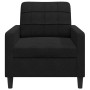 Black velvet armchair 60 cm by , Sofas - Ref: Foro24-4007609, Price: 152,99 €, Discount: %