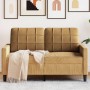 2-seater brown velvet sofa 120 cm by , Sofas - Ref: Foro24-4007621, Price: 211,99 €, Discount: %