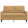 2-seater brown velvet sofa 120 cm by , Sofas - Ref: Foro24-4007621, Price: 211,99 €, Discount: %