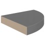 Estante flotante de pared 2 uds MDF gris brillo 25x25x3,8 cm de vidaXL, Estantes y estanterías - Ref: Foro24-323893, Precio: ...