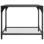 Mesa de centro superficie vidrio transparente acero 50x50x40 cm de , Mesas de centro - Ref: Foro24-845970, Precio: 47,99 €, D...