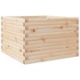 Solid pine wood planter 70x70x46 cm by , Pots and planters - Ref: Foro24-3282414, Price: 133,22 €, Discount: %