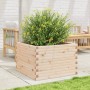 Solid pine wood planter 70x70x46 cm by , Pots and planters - Ref: Foro24-3282414, Price: 133,22 €, Discount: %