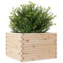 Solid pine wood planter 70x70x46 cm by , Pots and planters - Ref: Foro24-3282414, Price: 133,22 €, Discount: %