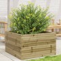 Pine wood planter box impregnated 80x80x46 cm by , Pots and planters - Ref: Foro24-3282423, Price: 170,01 €, Discount: %