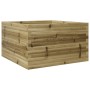 Pine wood planter box impregnated 80x80x46 cm by , Pots and planters - Ref: Foro24-3282423, Price: 170,01 €, Discount: %