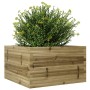 Pine wood planter box impregnated 80x80x46 cm by , Pots and planters - Ref: Foro24-3282423, Price: 170,01 €, Discount: %