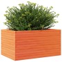 Solid pine wood planter in brown wax finish 90x60x46 cm by , Pots and planters - Ref: Foro24-3282456, Price: 171,75 €, Discou...