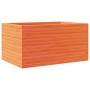 Jardinera de madera maciza pino marrón cera 90x60x46 cm de , Maceteros y jardineras - Ref: Foro24-3282456, Precio: 171,75 €, ...