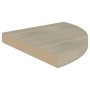 Estantes flotantes de esquina 4 uds MDF roble 35x35x3,8 cm de vidaXL, Estantes y estanterías - Ref: Foro24-323927, Precio: 69...