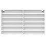 White engineered wood display case 100x8.5x58 cm by , Shelves and shelves - Ref: Foro24-847940, Price: 56,02 €, Discount: %