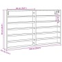 Ingenieurholz-Vitrine in Sonoma-Eiche 100x8,5x58 cm. von , Regale und Regale - Ref: Foro24-847942, Preis: 53,85 €, Rabatt: %