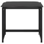 Garden stools with cushions 4 pcs steel and black textilene by , Outdoor ottomans - Ref: Foro24-4008585, Price: 94,73 €, Disc...