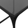 Stackable coffee tables with glass top, 2 pieces, black steel by , Coffee table - Ref: Foro24-845985, Price: 77,00 €, Discoun...