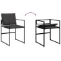 5-piece garden dining set with black textilene cushions by , Garden sets - Ref: Foro24-3295073, Price: 252,99 €, Discount: %