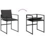 11-piece garden dining set with black textilene cushions by , Garden sets - Ref: Foro24-3295084, Price: 468,14 €, Discount: %