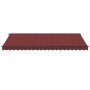 Automatic retractable burgundy awning 500x300 cm by , Awnings - Ref: Foro24-3310196, Price: 508,95 €, Discount: %