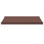 Automatic retractable awning with LED lights brown 500x300 cm by , Awnings - Ref: Foro24-3310219, Price: 606,04 €, Discount: %