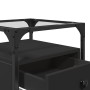 Mesita de noche madera de ingeniería negra 40x40x55 cm de , Mesitas de noche - Ref: Foro24-846074, Precio: 59,28 €, Descuento: %