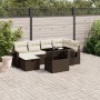 7-piece garden sofa set with brown PE rattan cushions by , Garden sets - Ref: Foro24-3274983, Price: 529,28 €, Discount: %