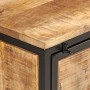 Massiver Holzschuhmacher aus grobem Mangoholz 60x35x53 cm von , Schuhregale und Schuhorganisatoren - Ref: Foro24-358506, Prei...