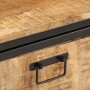 Massiver Holzschuhmacher aus grobem Mangoholz 60x35x53 cm von , Schuhregale und Schuhorganisatoren - Ref: Foro24-358506, Prei...