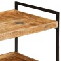 Carrito de cocina madera maciza de mango rugosa 80x55x70 cm de , Carros de cocina y comedor - Ref: Foro24-358510, Precio: 134...