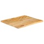 Solid mango wood natural edge table top 40x40x2.5 cm by , Table tops - Ref: Foro24-370438, Price: 23,49 €, Discount: %