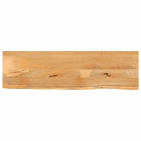 Solid mango wood natural edge table top 120x40x2.5 cm by , Table tops - Ref: Foro24-370446, Price: 65,93 €, Discount: %