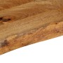 Massivholz-Tischplatte mit natürlicher Kante aus Mangoholz, 120x40x2,5 cm. von , Tischplatten - Ref: Foro24-370446, Preis: 65...