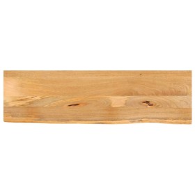 Solid mango wood natural edge table top 100x40x2.5 cm by , Table tops - Ref: Foro24-370444, Price: 48,73 €, Discount: %