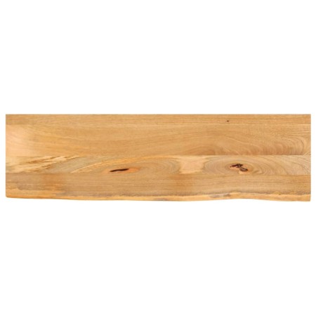 Solid mango wood natural edge table top 100x40x2.5 cm by , Table tops - Ref: Foro24-370444, Price: 48,99 €, Discount: %