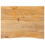 Solid mango wood natural edge table top 80x60x2.5 cm by , Table tops - Ref: Foro24-370452, Price: 53,43 €, Discount: %