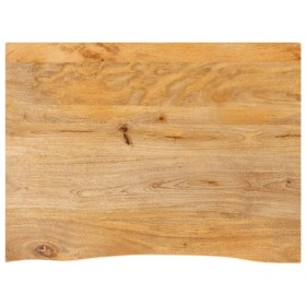 Solid mango wood natural edge table top 80x60x2.5 cm by , Table tops - Ref: Foro24-370452, Price: 53,47 €, Discount: %