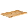 Solid mango wood natural edge table top 80x60x2.5 cm by , Table tops - Ref: Foro24-370452, Price: 53,43 €, Discount: %