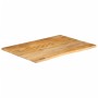 Tablero de mesa borde natural madera maciza mango 90x80x2,5 cm de , Tableros para mesas - Ref: Foro24-370459, Precio: 103,99 ...