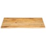 Tablero de mesa borde natural madera maciza mango 90x80x2,5 cm de , Tableros para mesas - Ref: Foro24-370459, Precio: 103,99 ...