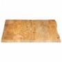 Tablero de mesa borde natural madera maciza mango 90x80x2,5 cm de , Tableros para mesas - Ref: Foro24-370459, Precio: 103,99 ...