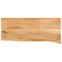 Solid mango wood natural edge table top 70x20x3.8 cm by , Table tops - Ref: Foro24-370465, Price: 24,81 €, Discount: %