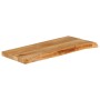 Solid mango wood natural edge table top 70x20x3.8 cm by , Table tops - Ref: Foro24-370465, Price: 24,81 €, Discount: %