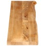 Solid mango wood natural edge table top 140x20x3.8 cm by , Table tops - Ref: Foro24-370471, Price: 42,99 €, Discount: %