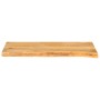 Solid mango wood natural edge table top 80x30x3.8 cm by , Table tops - Ref: Foro24-370478, Price: 41,67 €, Discount: %